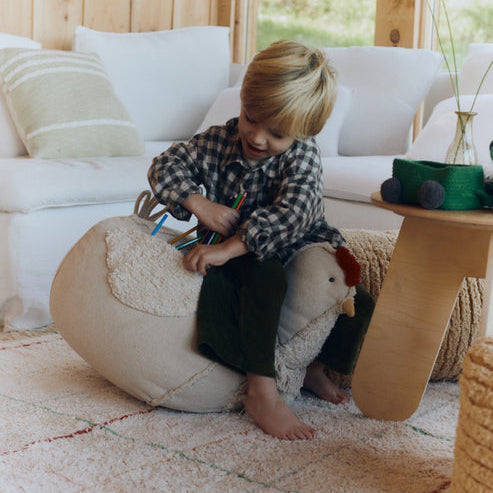 Pouf Chicken - Side Pocket
