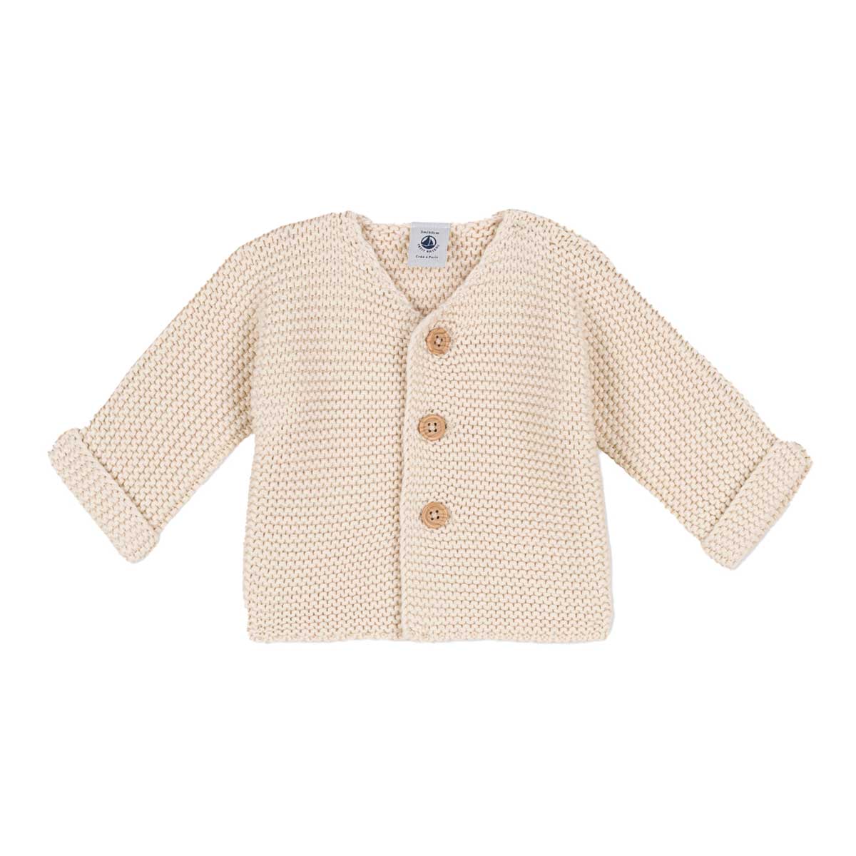 Petit Bateau Baby Cardigan Sweater - Cream