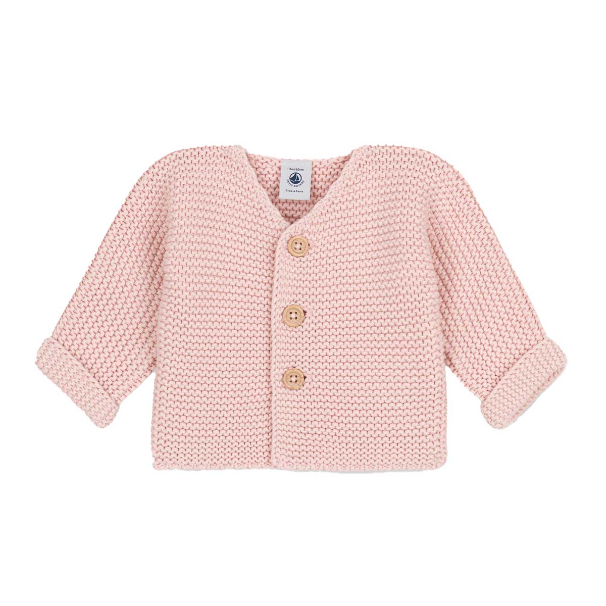 Petit Bateau Baby Cardigan Sweater - Pink