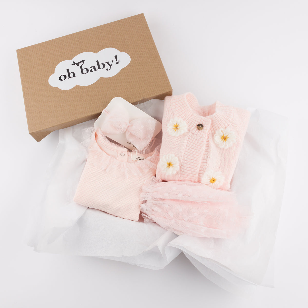 oh baby! Deluxe Pink Dot Gift Box Set - Boxed