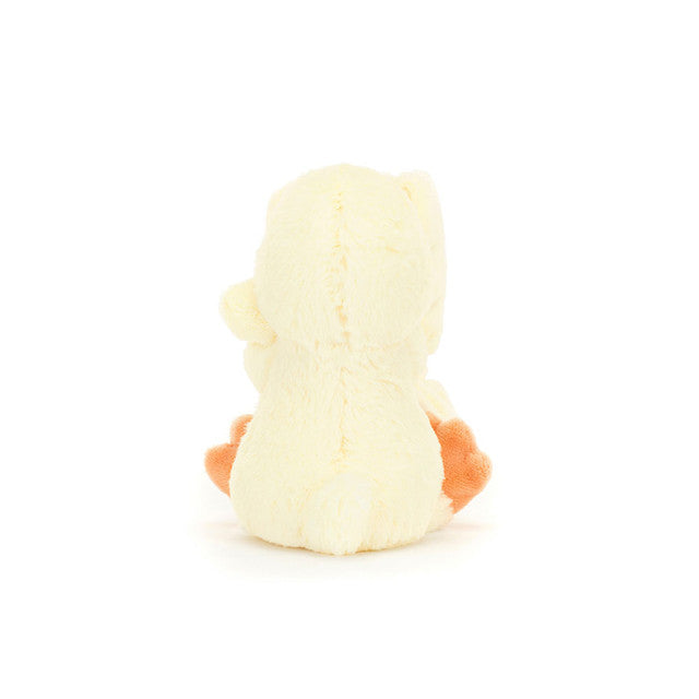 Jellycat Bashful Duckling Soother - Back