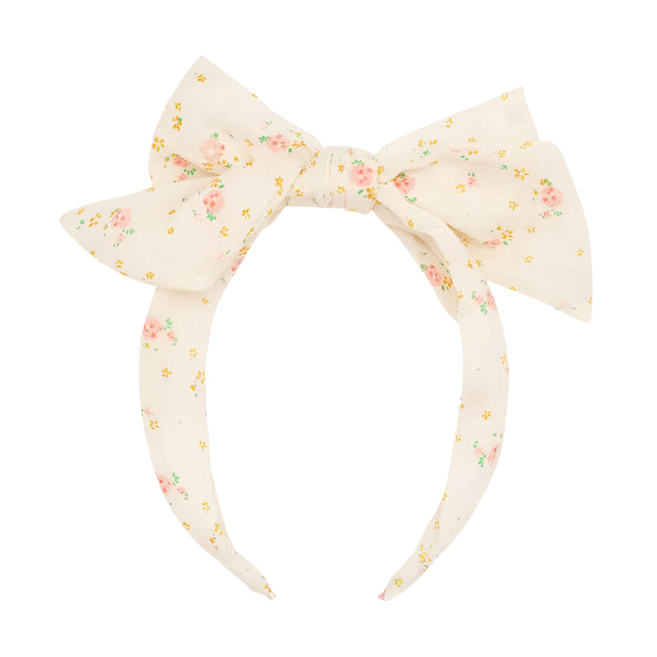 Tiny Blossom Double Bow Girls Headband