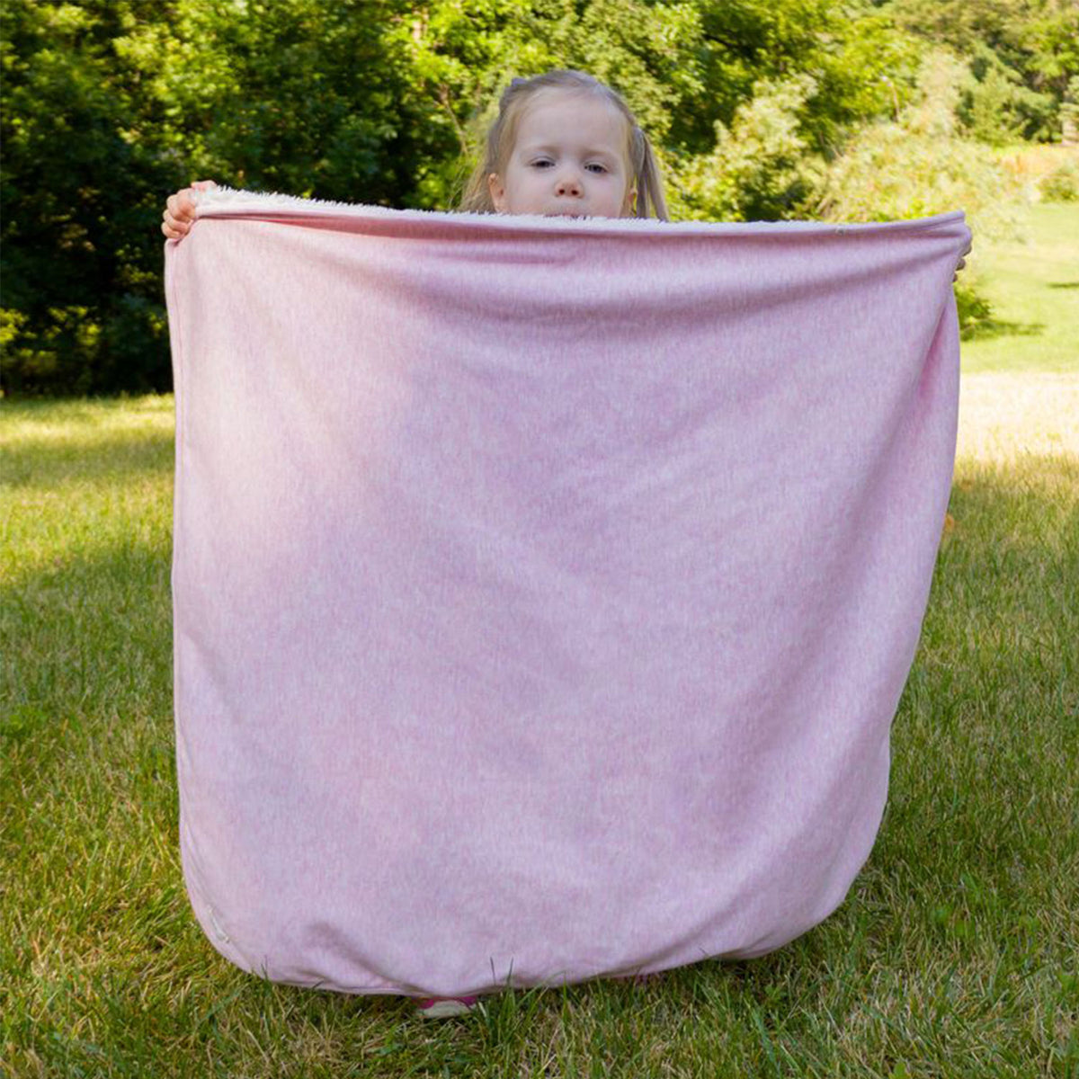 oh baby! Honeycomb Snowdrift Blanket - Pale Pink - Lifestyle
