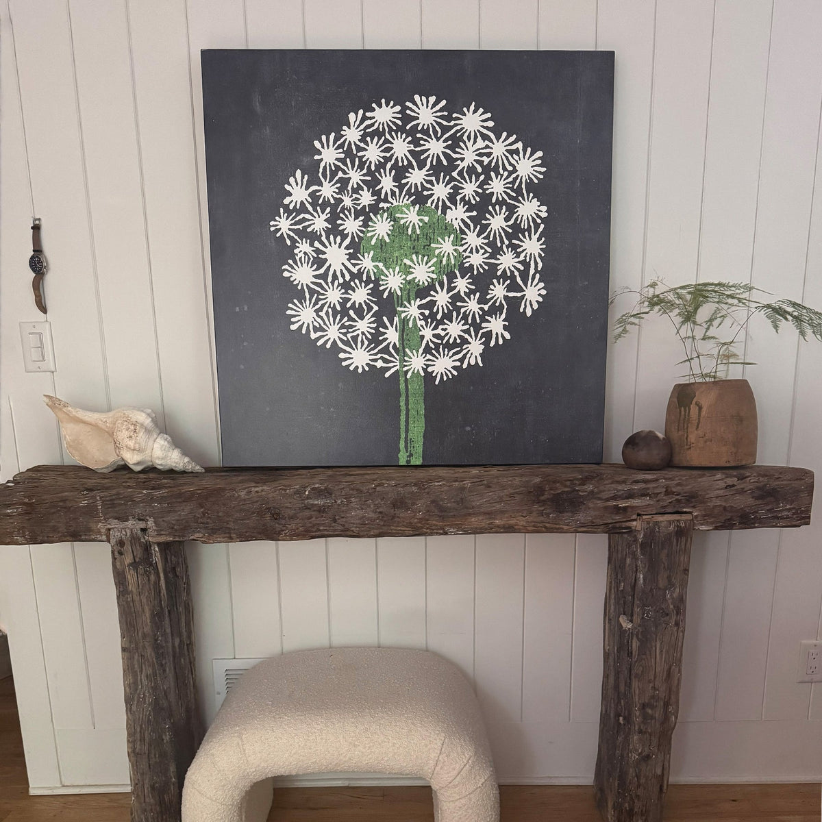 Sugarboo Art Print - Dandelion - Gallery Wrap - Lifestyle