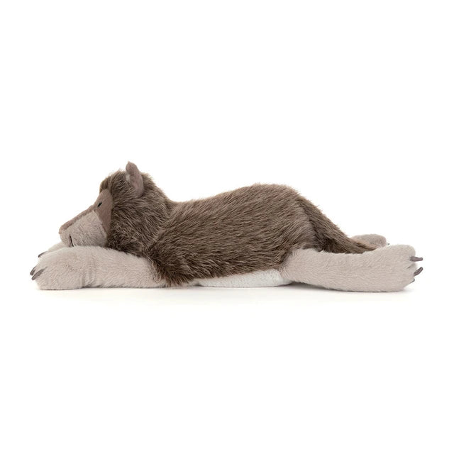 Jellycat Ulrich Wolf Stuffed Animal - Side