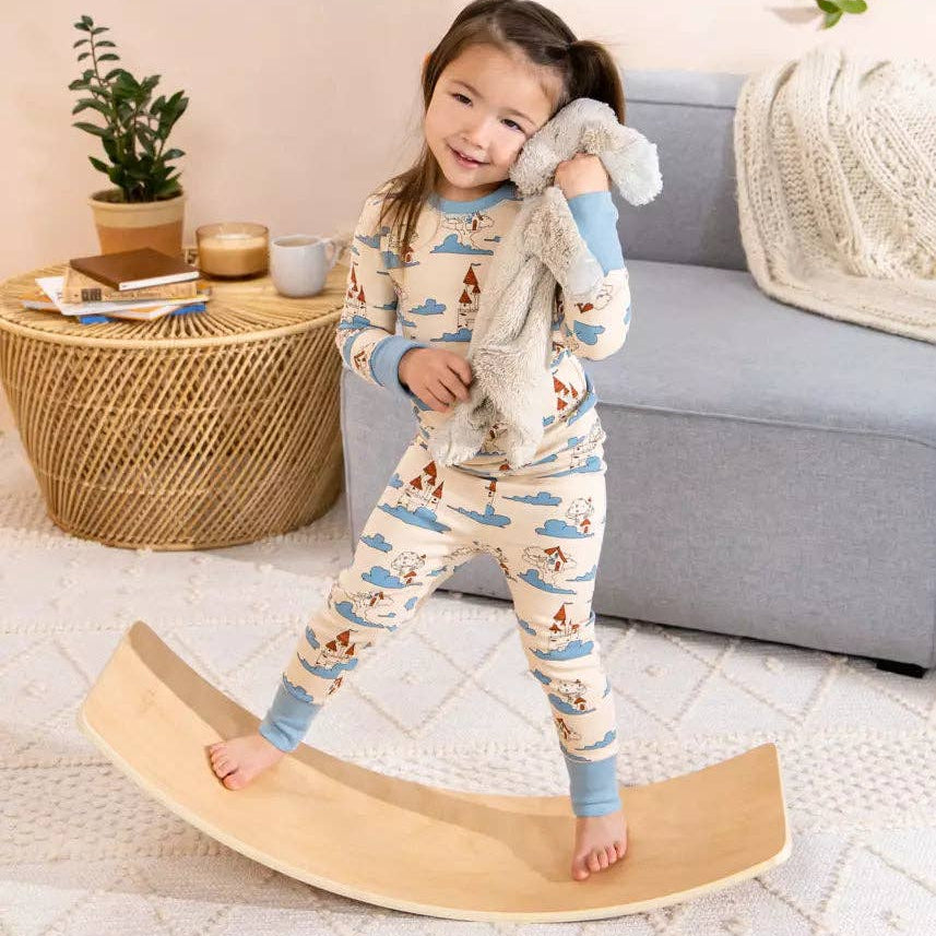 Balance Board - Natural Wood