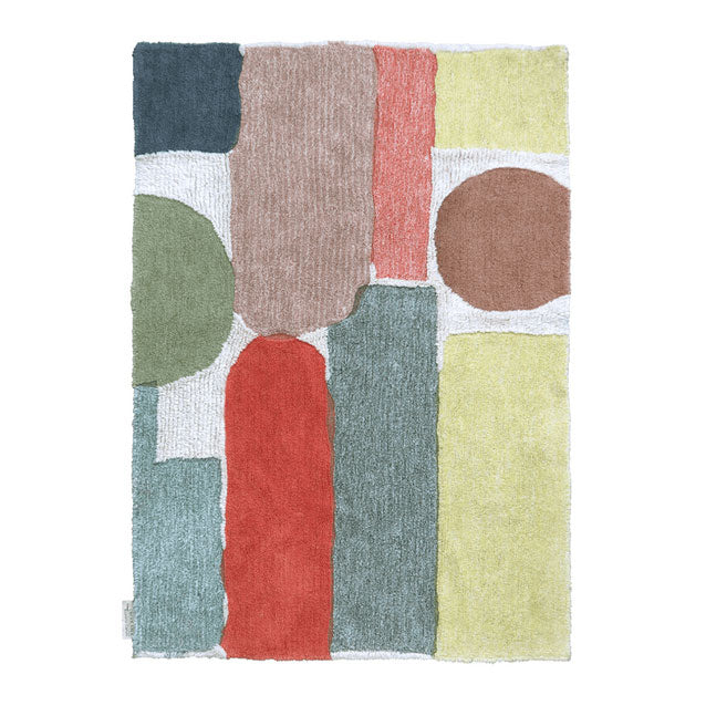 Wool Area Rug - Abstract