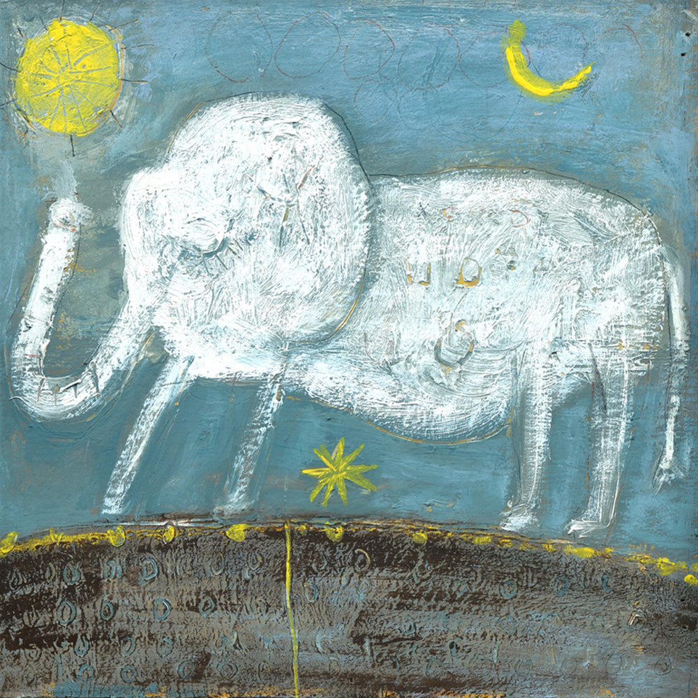 Sugarboo Art Print - Baby Elephant - Gallery Wrap