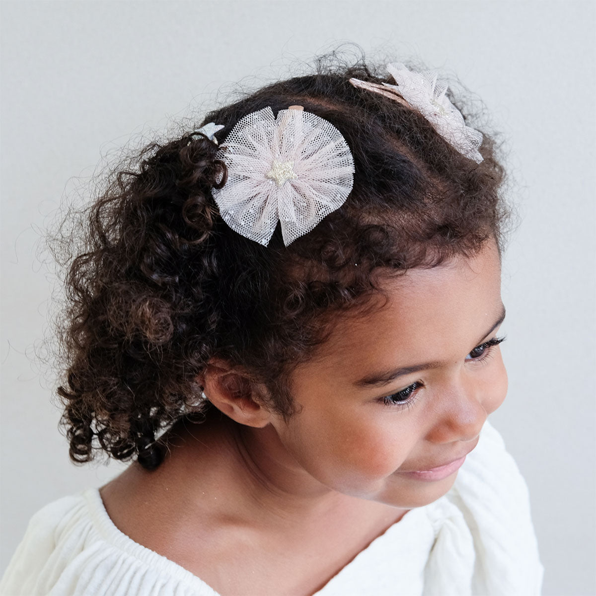 Ballerina Tulle Star Hair Clip - Neutral - Lifestyle