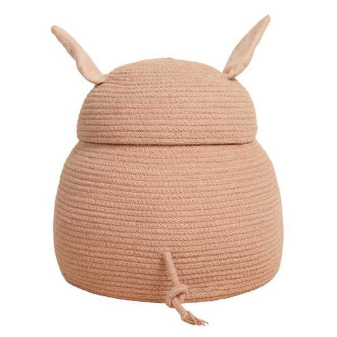 Storage Basket - Peggy the Pig - back