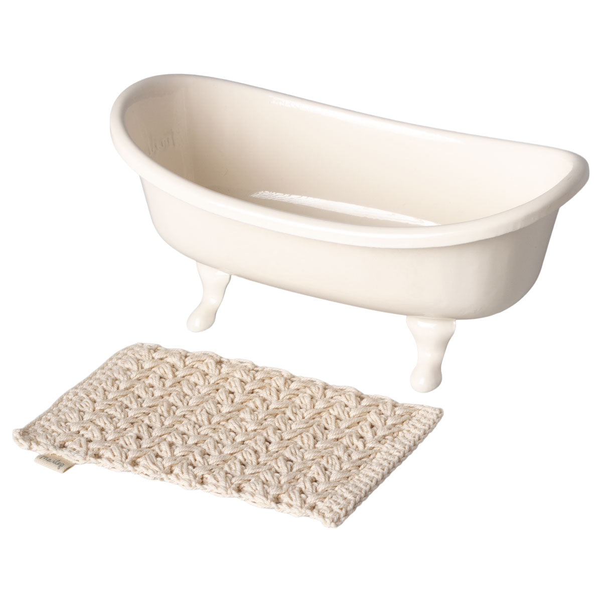 Maileg Bath Mat, Miniature -with Tub