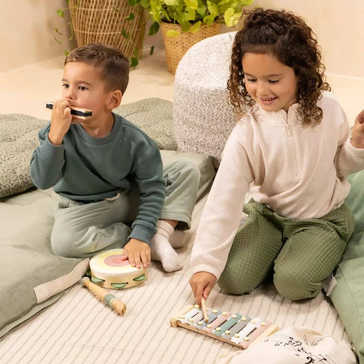 Wooden Musical Instruments Playset