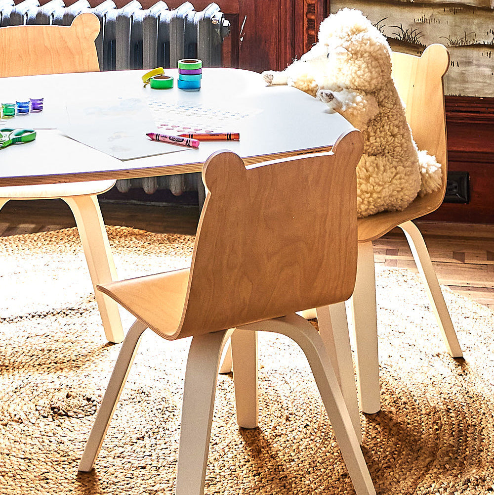 Oeuf Bear Play Chair Set of 2 - Birch - Bear