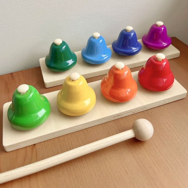 Wooden Desk Bells Set