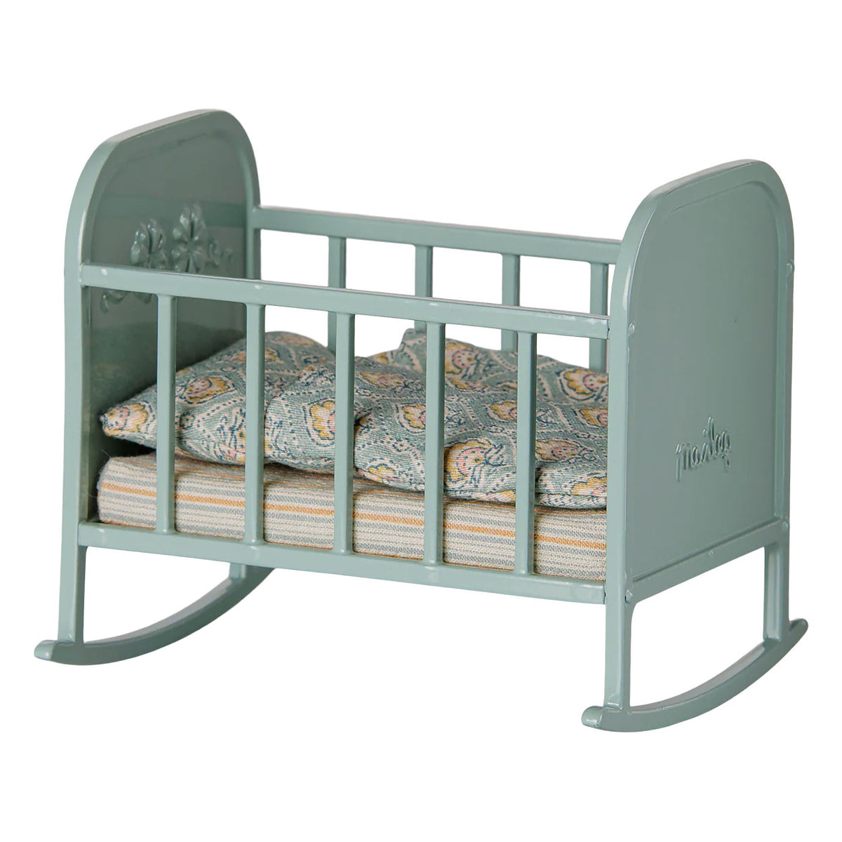 Maileg Cradle, My - Blue Mint NEW