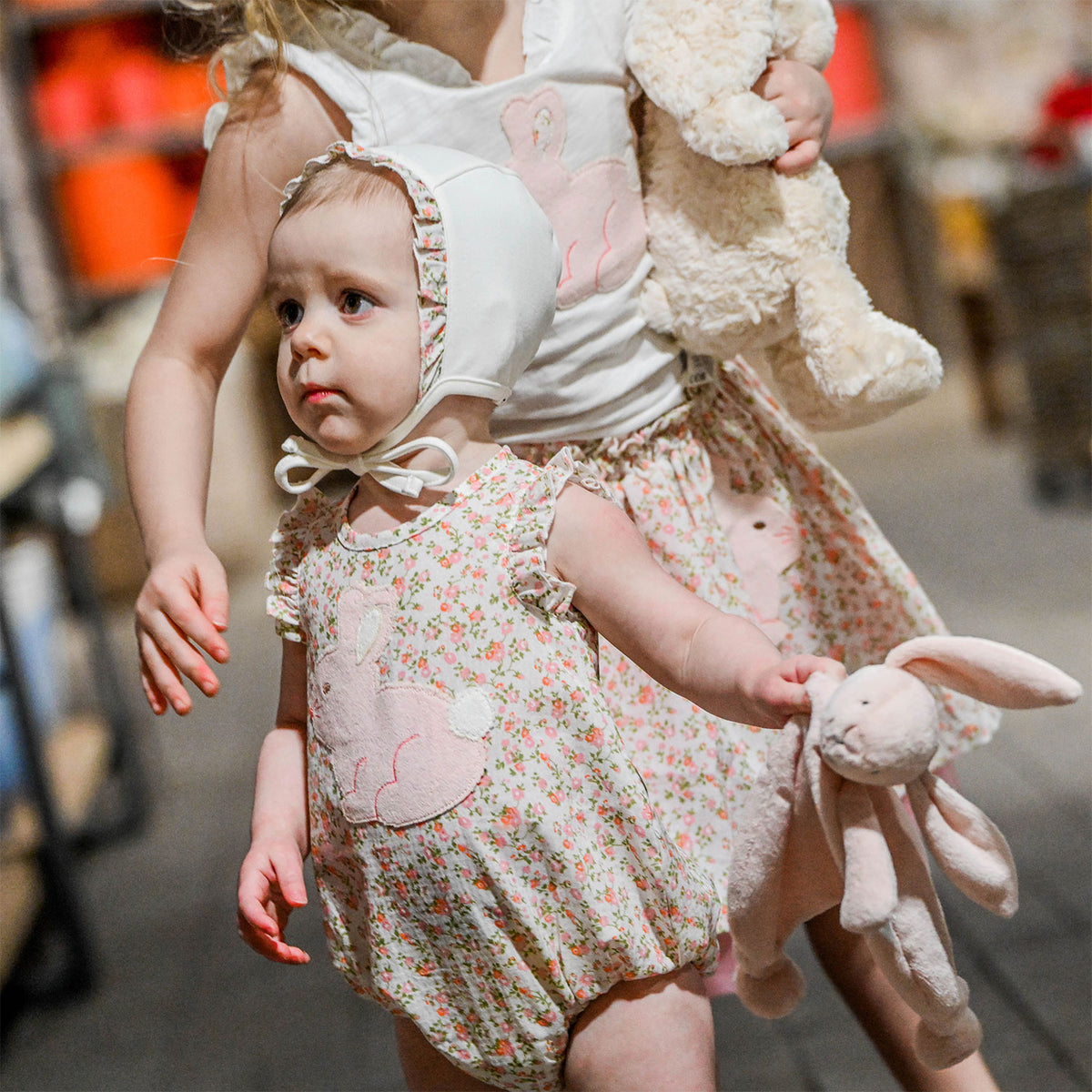 oh baby! Ruffle Bubble - Poppy Sprig Profile Bunny - Blush - Lifestyle