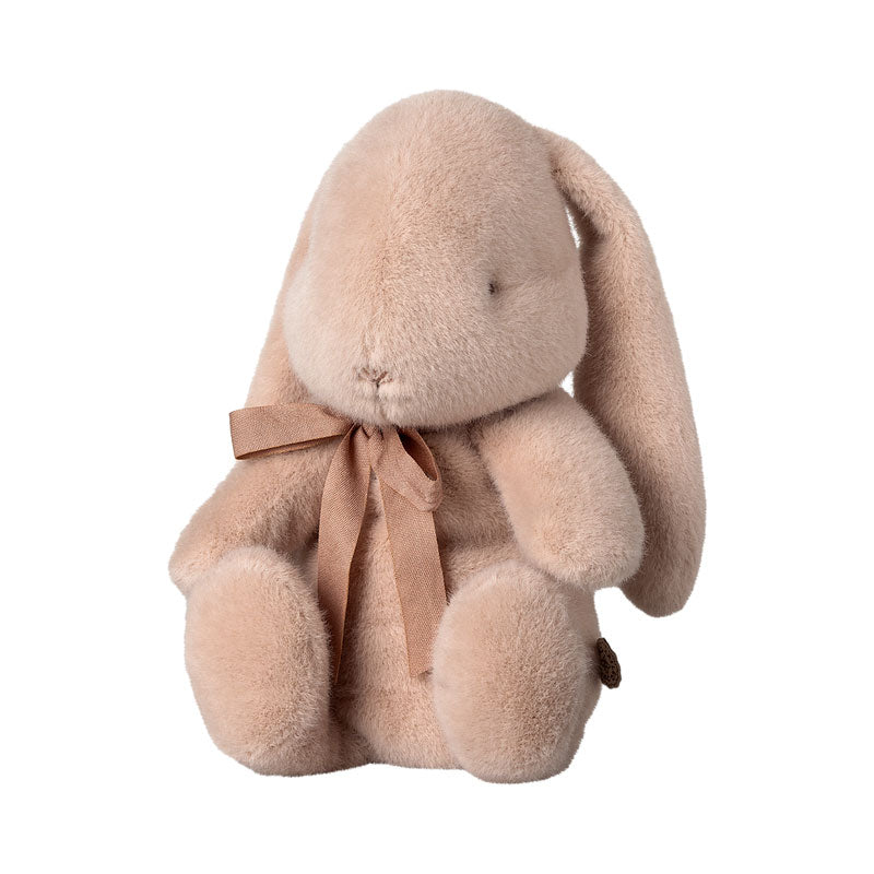 Maileg Bunny Plush Stuffed Animal, Small - Light Powder - Side view
