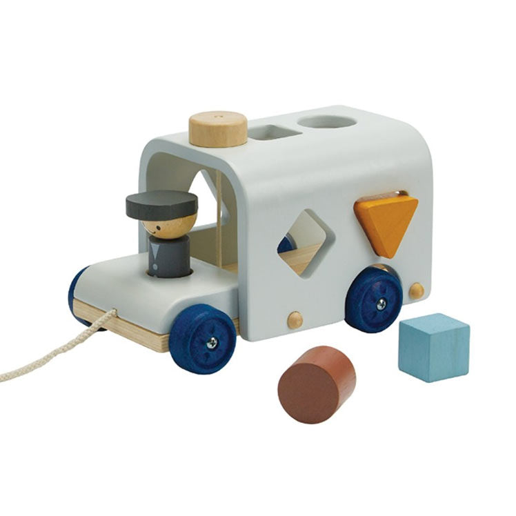 PlanToys Sorting Bus Toy - Orchard Series - Alt view