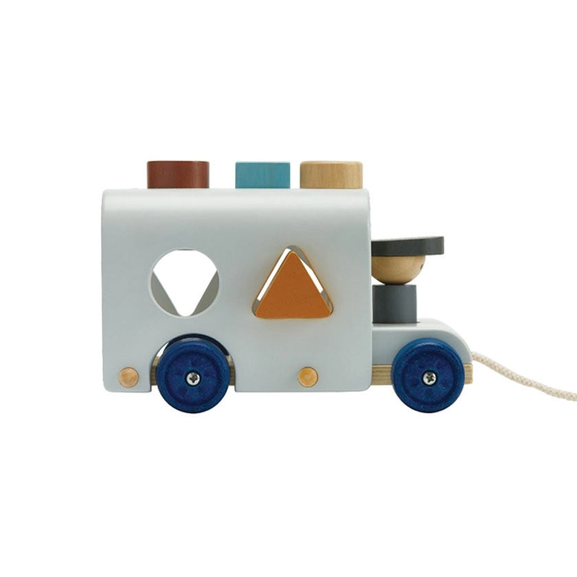 PlanToys Sorting Bus Toy - Orchard Series - Side