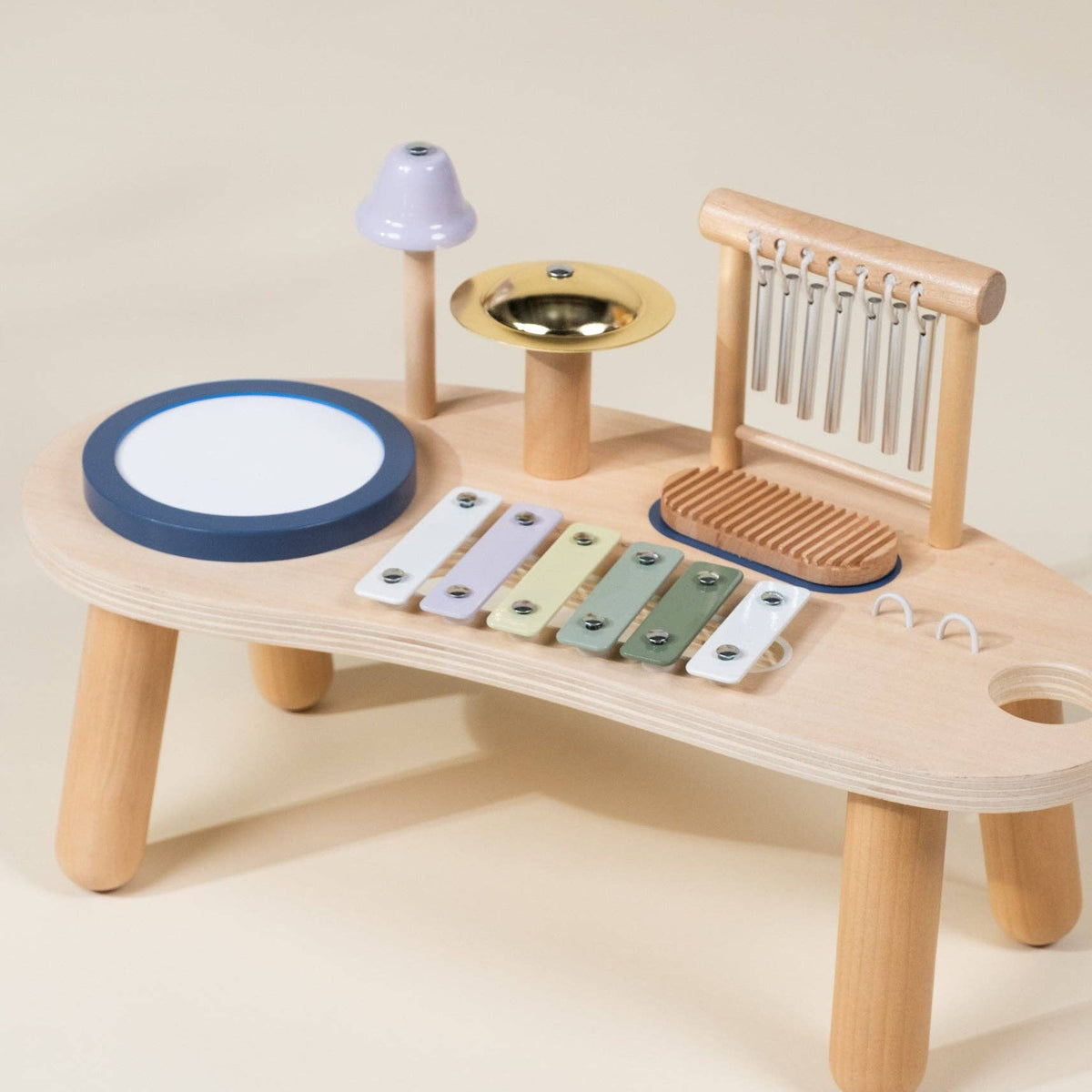 Wooden Play Musical Station - Close