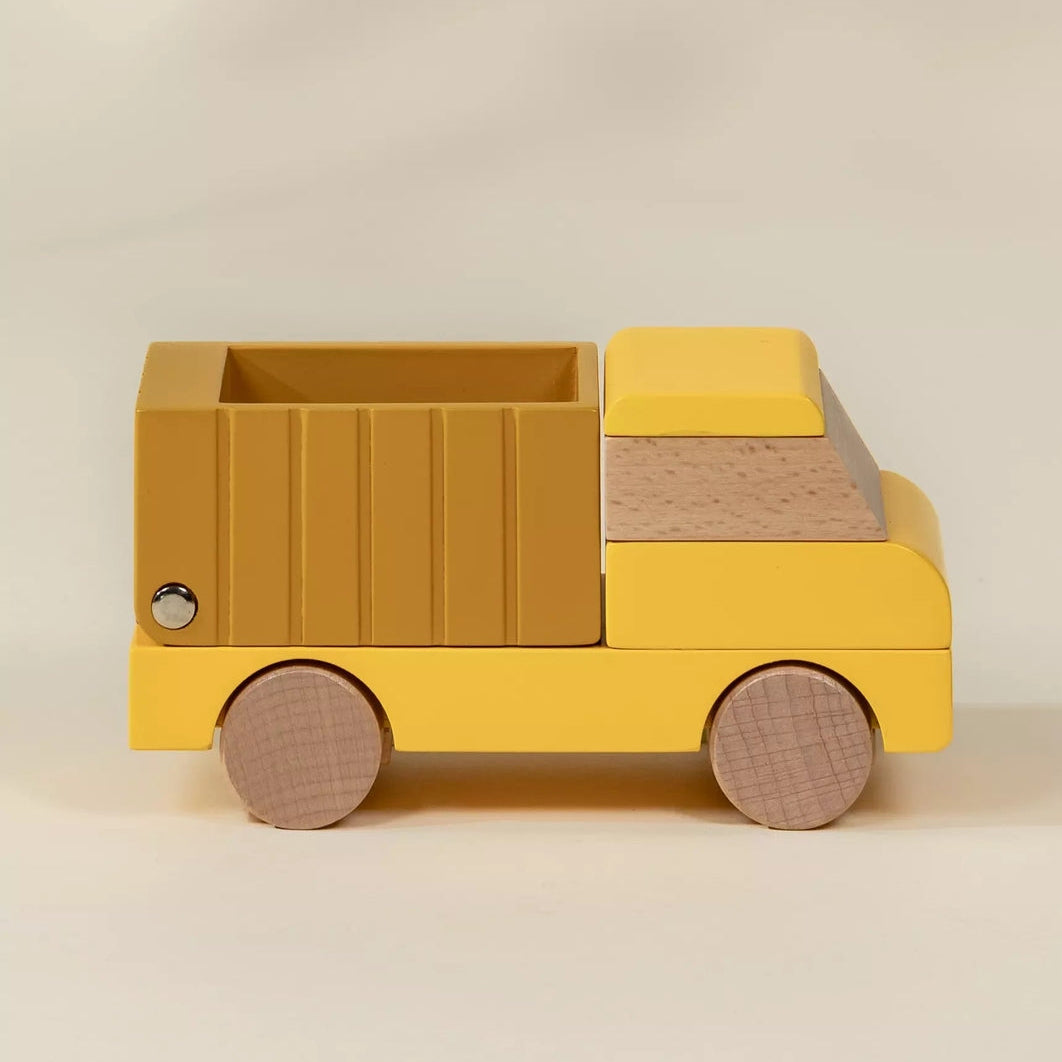 Wooden Construction Vehicle - Dump Truck