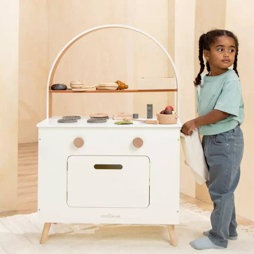 Wooden Kitchen Playset - Lifestyle