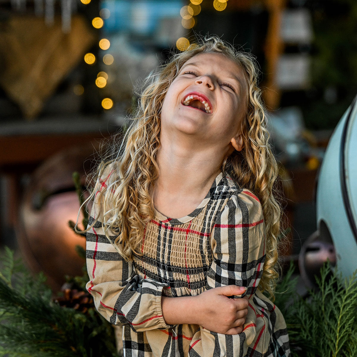 oh baby! Anna Dress - London Tartan - Classic - Lifestyle