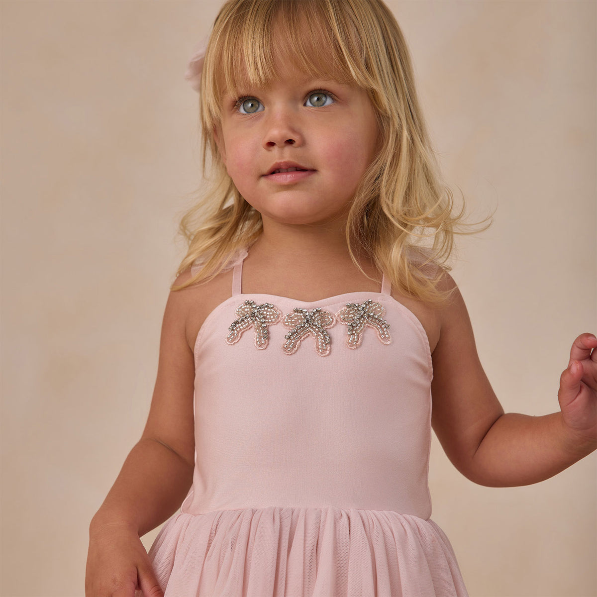 Noralee Clementine Tutu Dress - Cotton Candy - Close Up