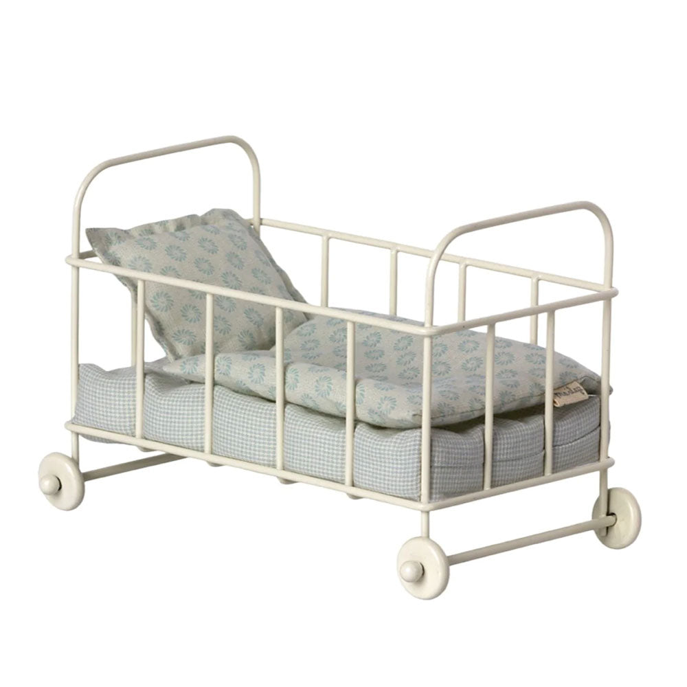 Maileg Micro Cot Bed - Blue