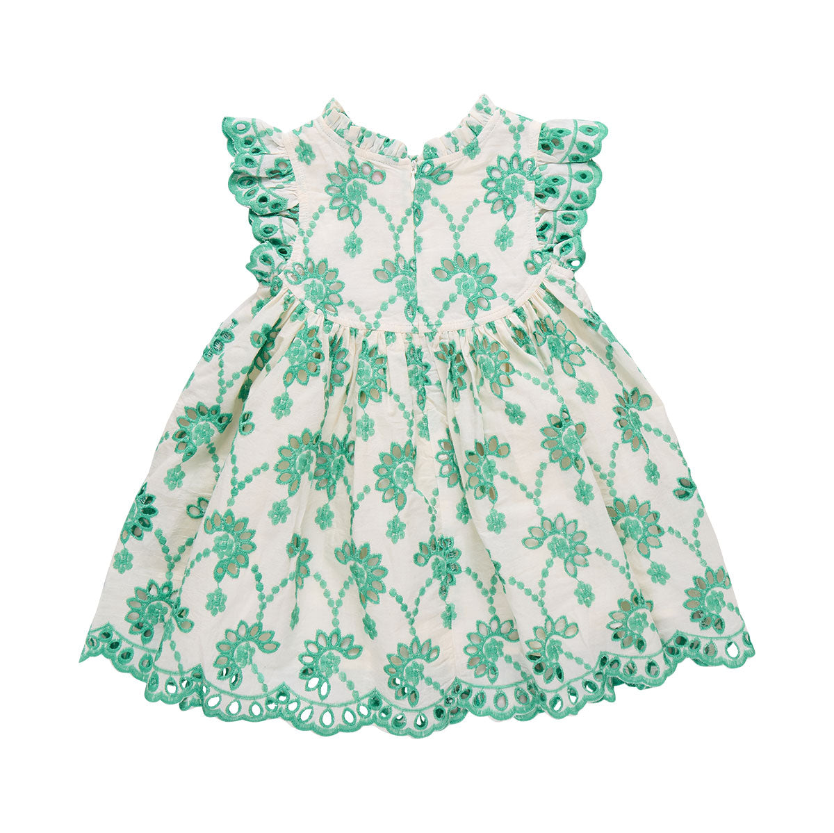 Cynthia Dress - Kelly Green Eyelet - oh baby!