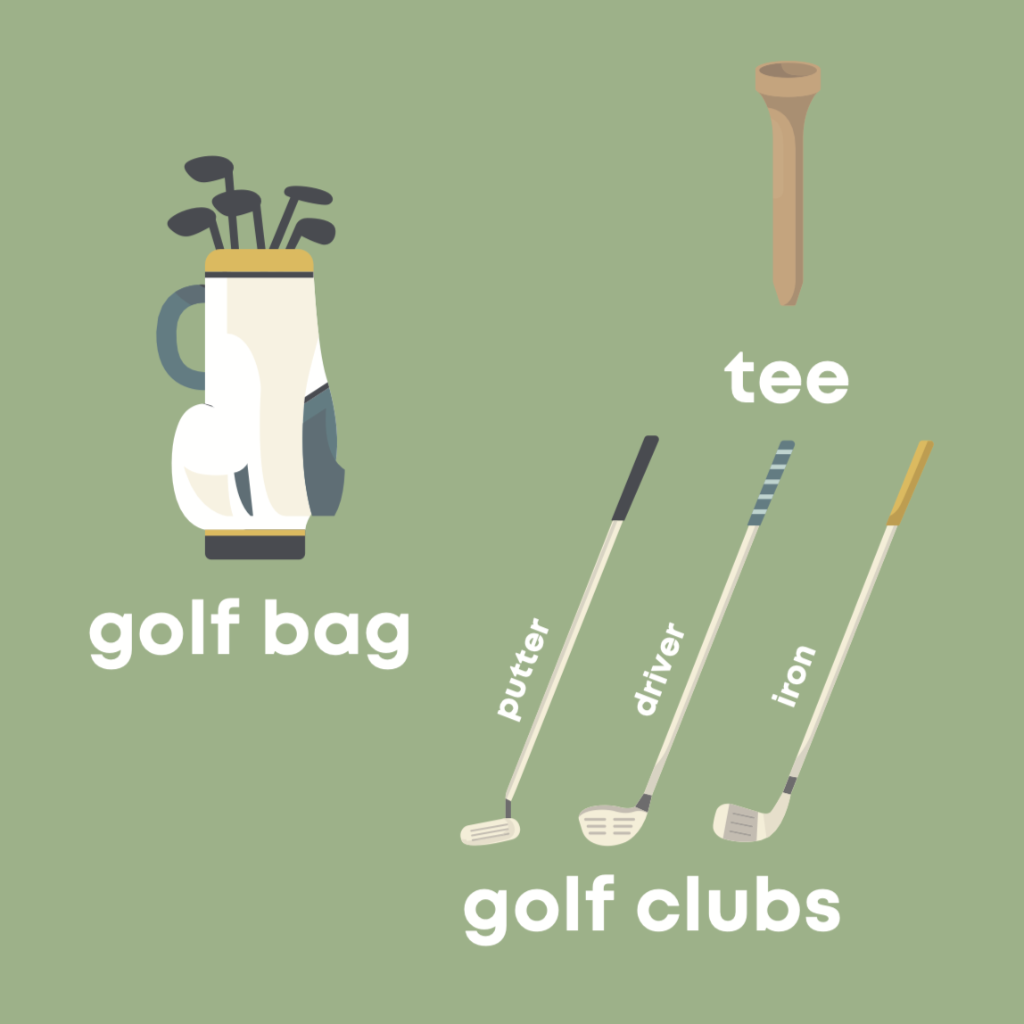Golf Baby Board Book