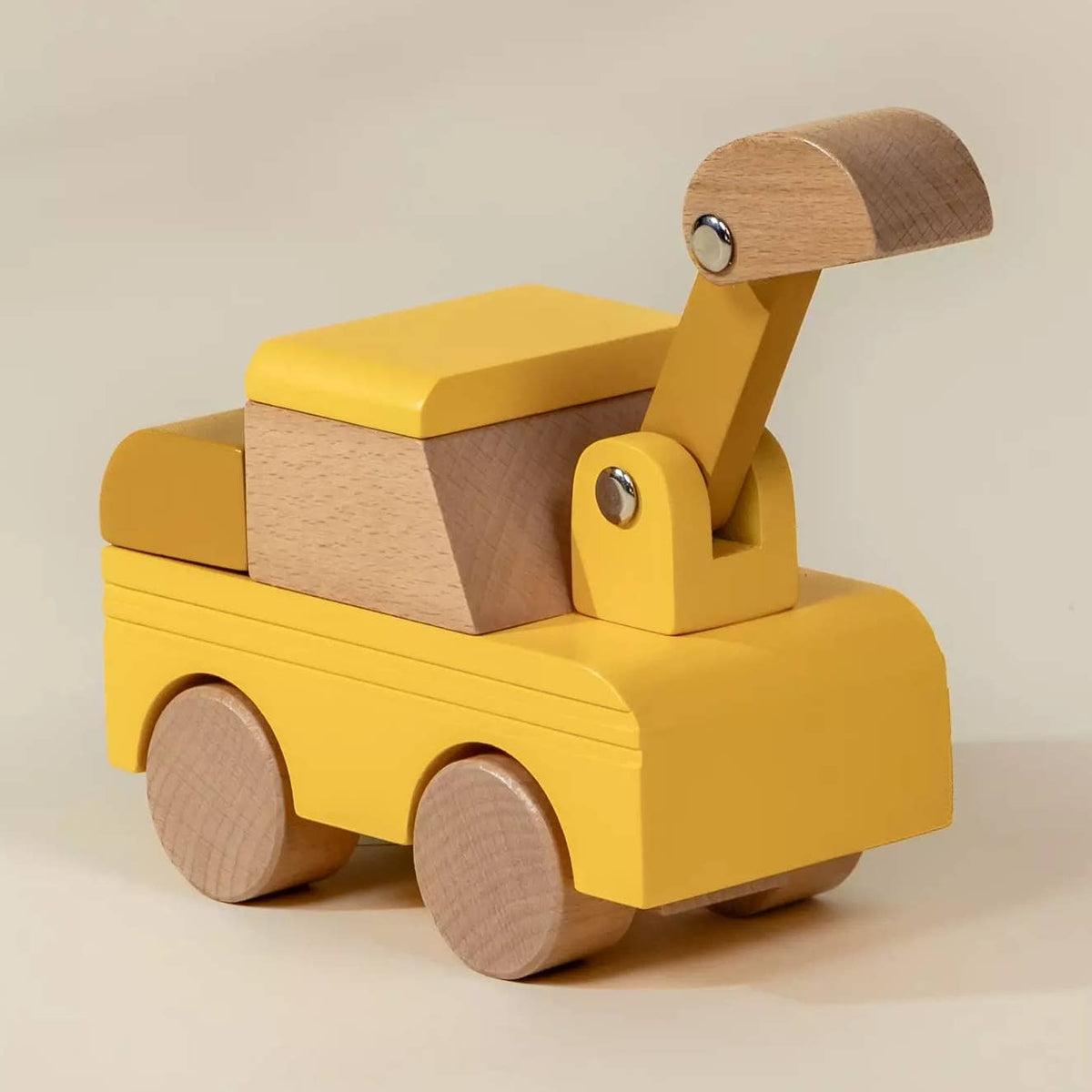 Wooden Construction Vehicle - Excavator