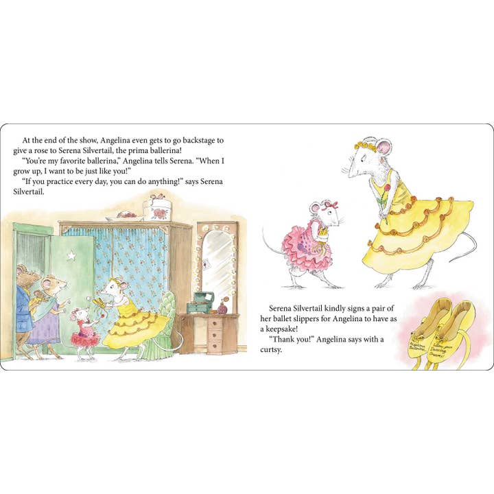Angelina Ballerina Dancing Day Book By Katharine Holabird - Inside Pages