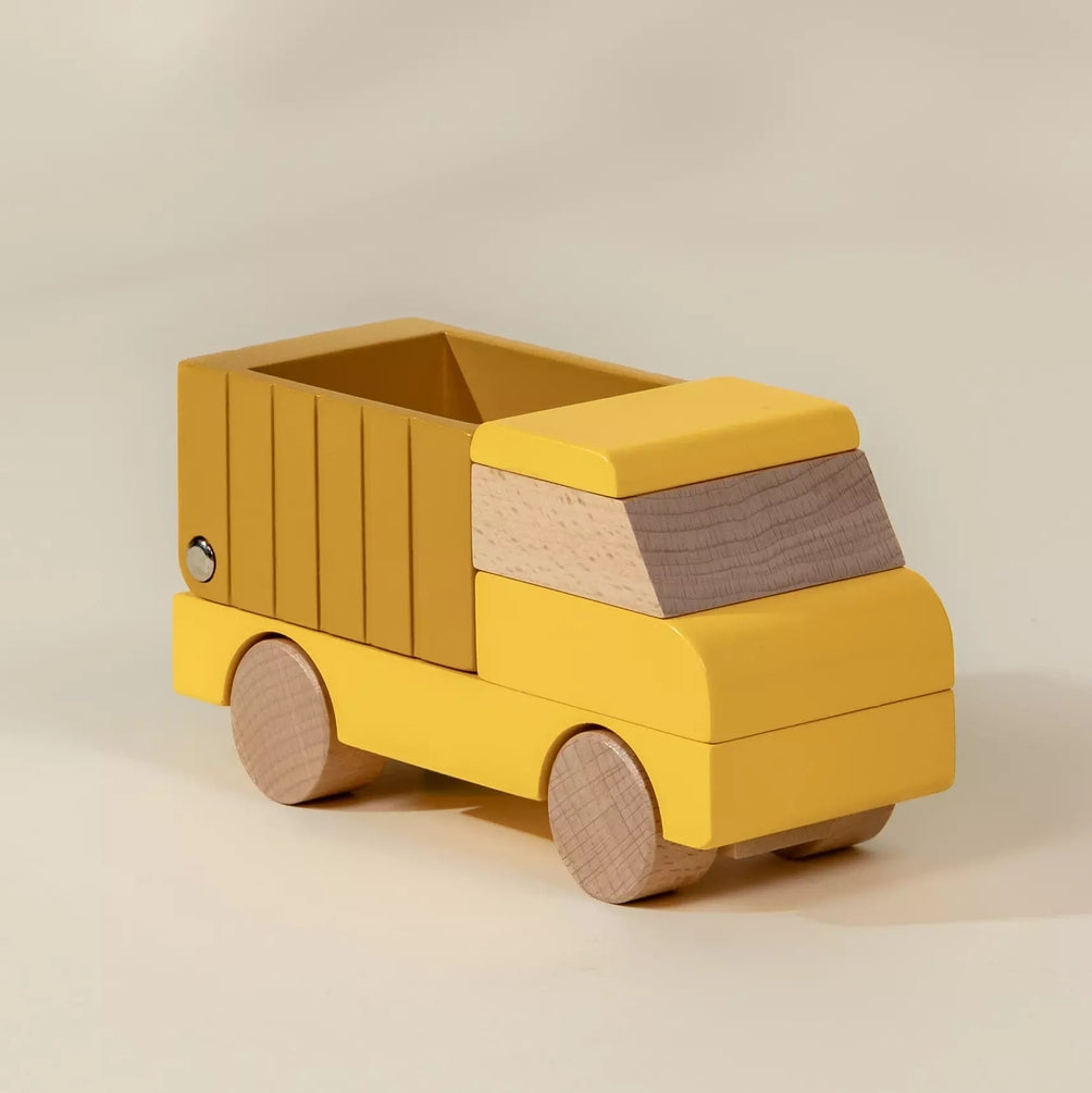 Wooden Construction Vehicle - Dump Truck