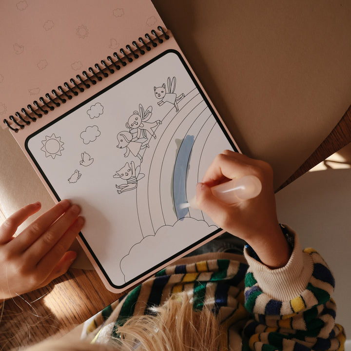 Fairies Reusable Water Color Pad - Lifestyle