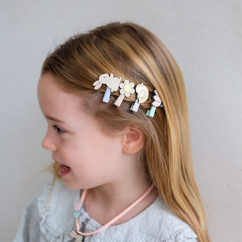 Easter Mini Hair Clips - Set of 2 - Lifestyle