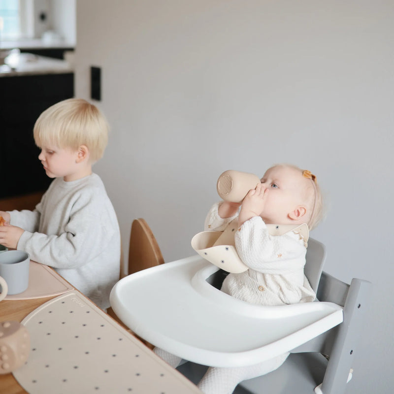 Mushie Silicone Sippy Cup - Blush