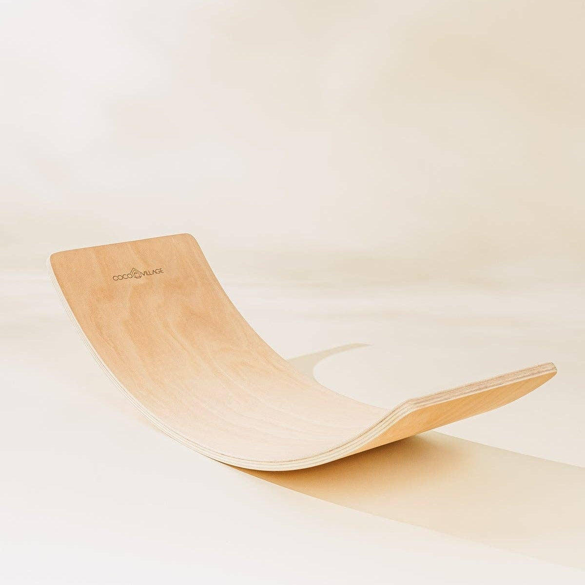 Balance Board - Natural Wood