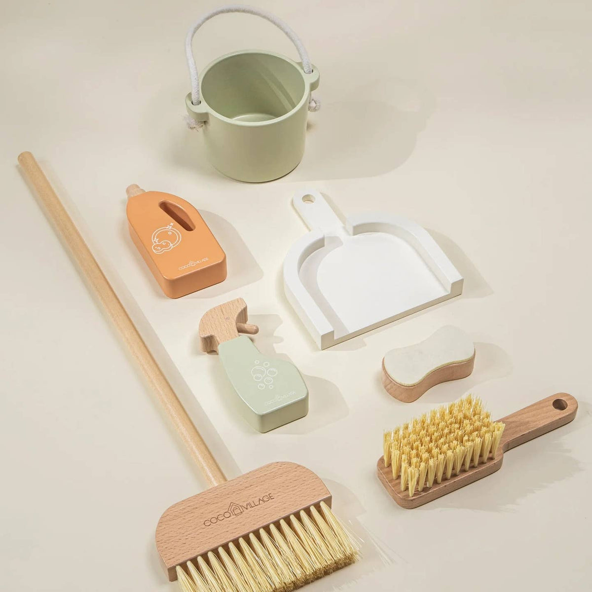Wooden Cleaning Playset