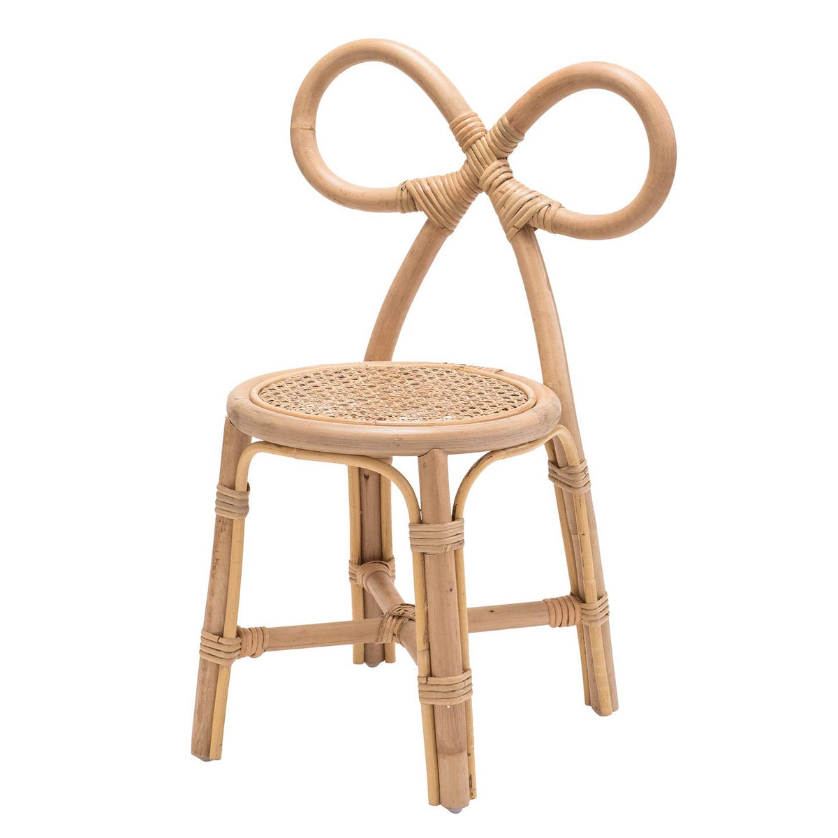 Poppie Rattan Bow Chair Set of 2 - Single
