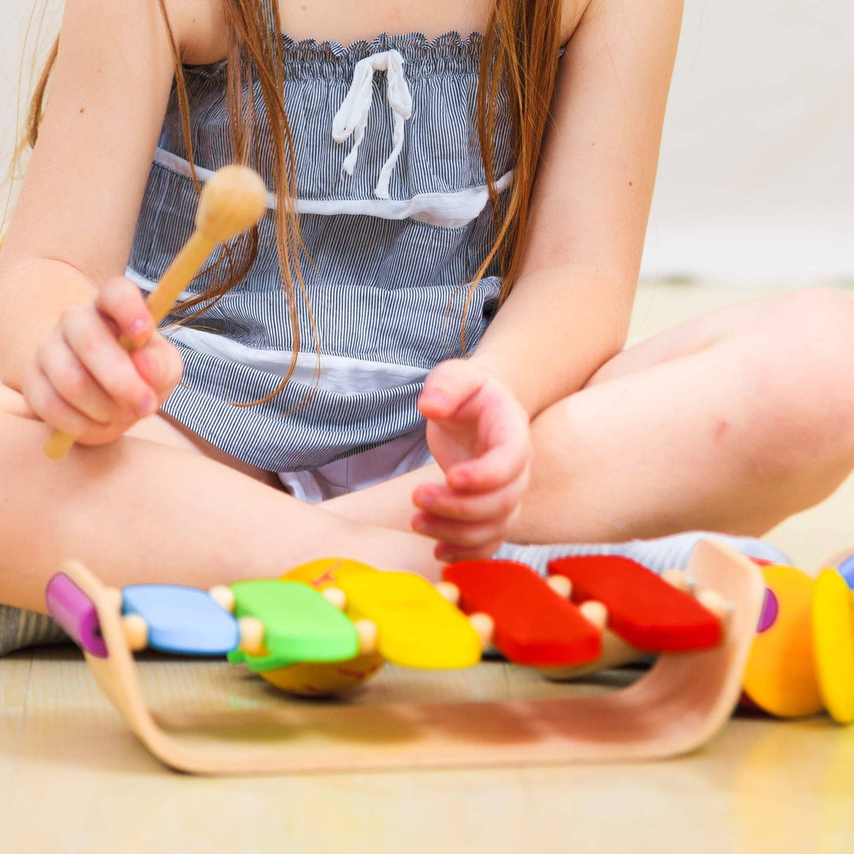 PlanToys Oval Xylophone - Primary Series