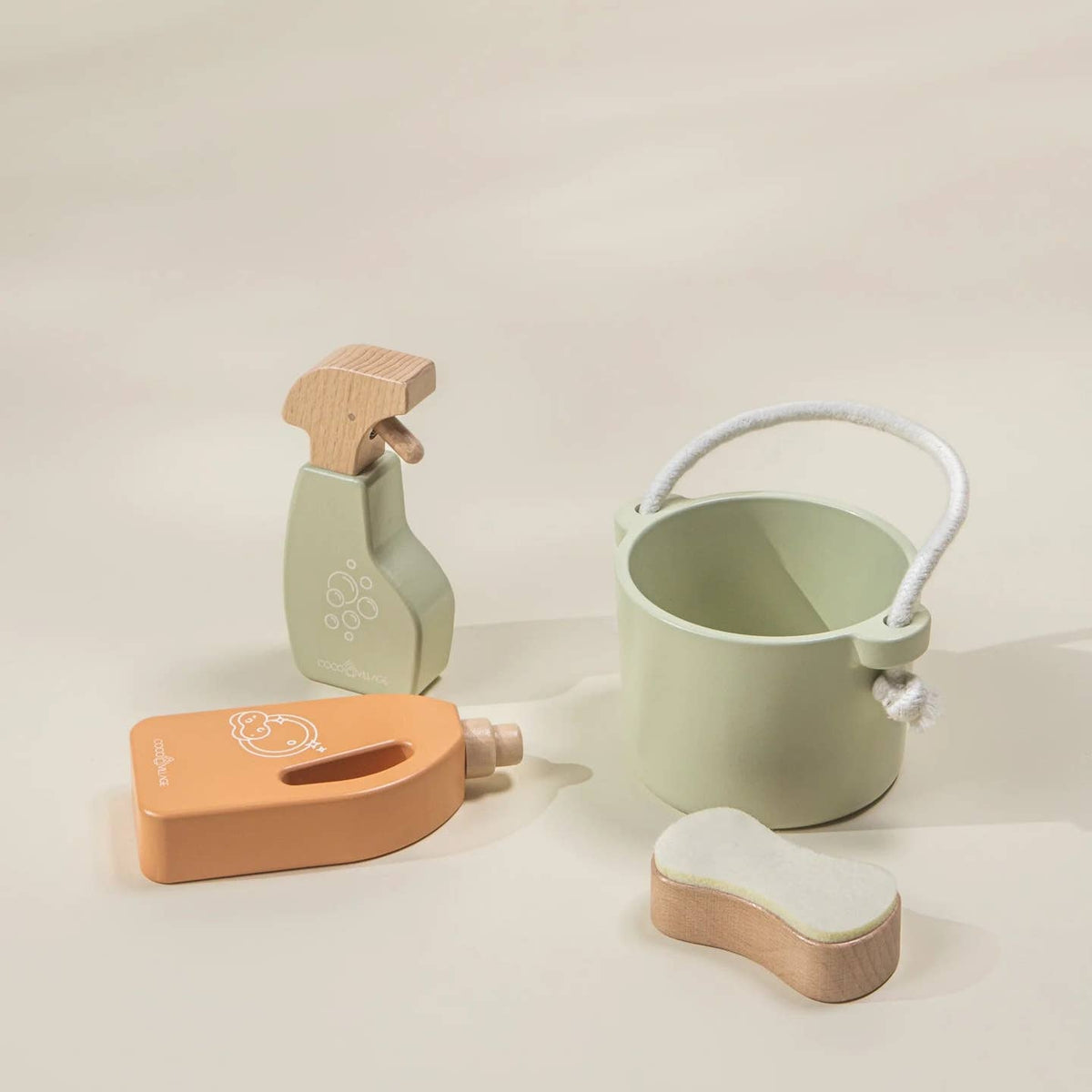 Wooden Cleaning Playset