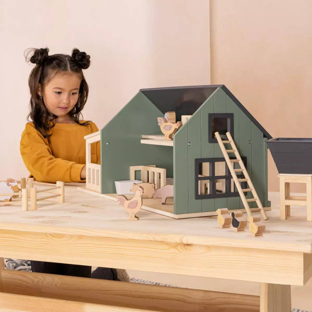 Wooden Farm & Accessories Set - Lifestyle