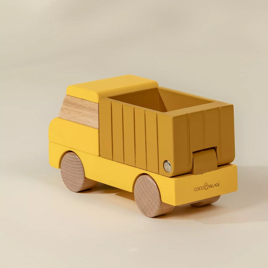 Wooden Construction Vehicle - Dump Truck