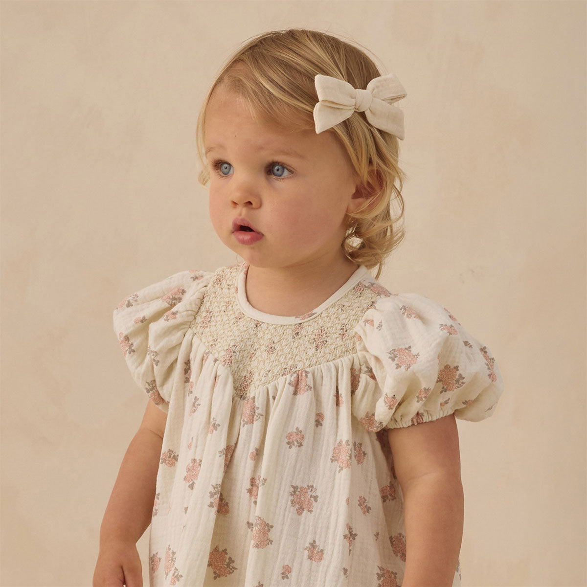 Quincy Mae Carina Dress - Rose Garden - Lifestyle - Close Up