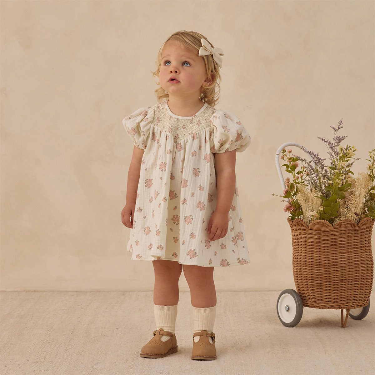 Quincy Mae Carina Dress - Rose Garden - Lifestyle