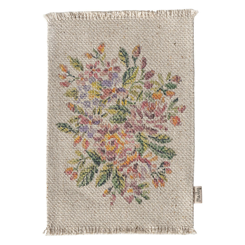 Maileg Rug, Flowers - Medium