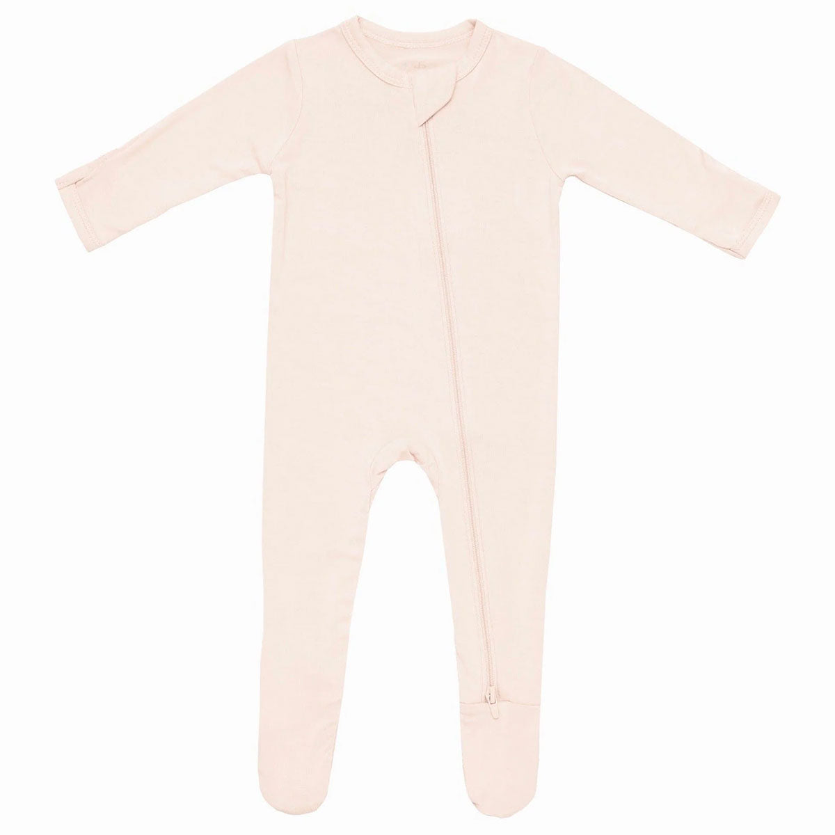 Kyte Baby Zippered Footie - Porcelain