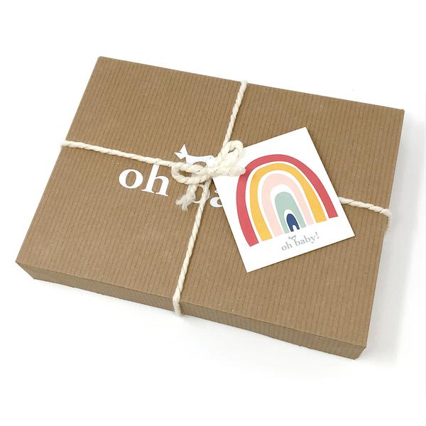oh baby! Ragdoll Elephant Gift Box Set - Blue Heather
