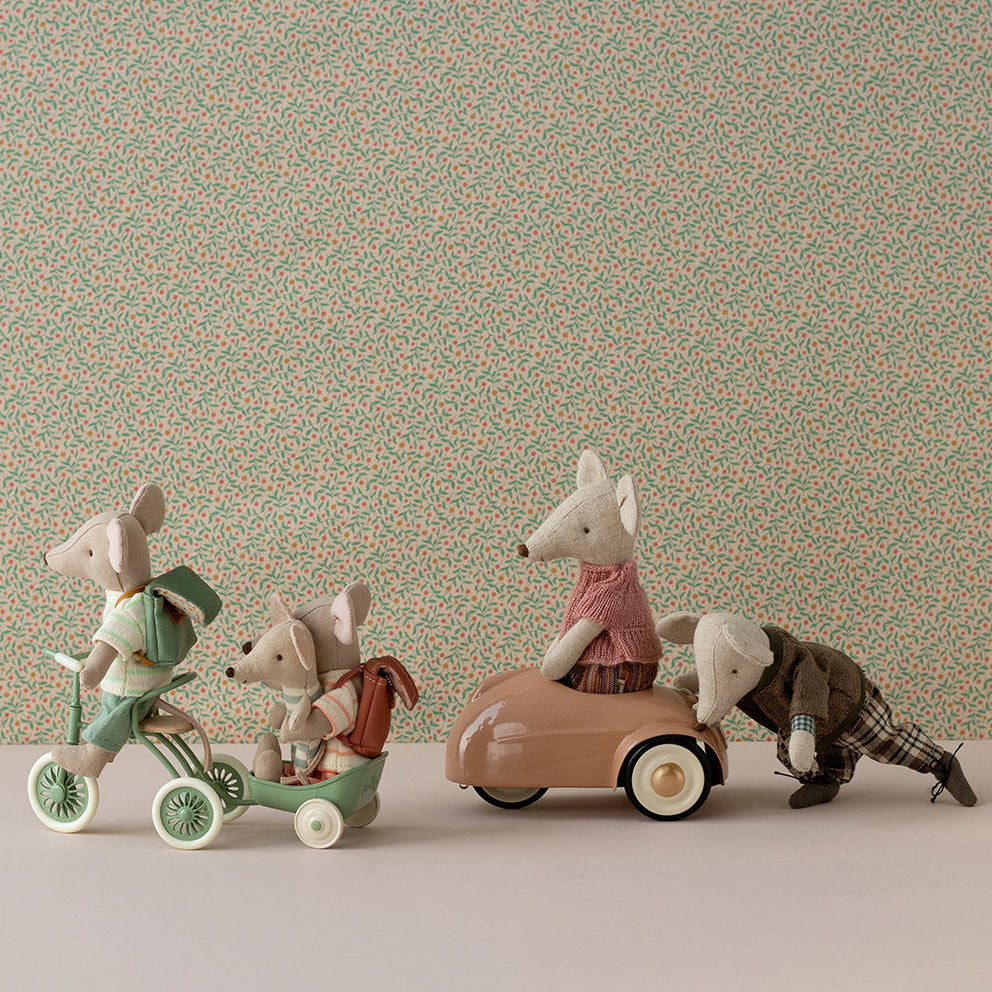 Abri à tricycle, Mouse - Green - With Car